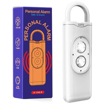 Personal Safety Alarm Keychain – Loud Self-Defense Siren with LED Light for Women, Girls & Children, Emergency Anti-Wolf Alert