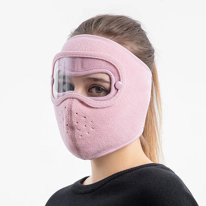 Winter Windproof Full Face Ski Mask – Anti-Fog Goggles, Breathable Hood Cover for Cold Weather Cycling & Snow Sports