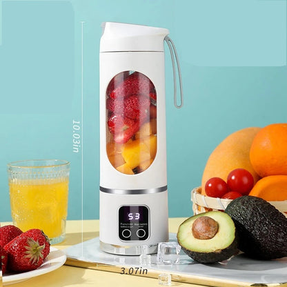 Portable Juice Blender Bottle – 700ML Durable 2-in-1 Smoothie Maker with Steel Blades for Shakes and On-the-Go Energy