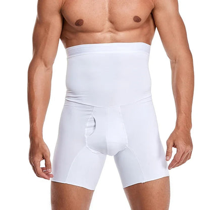 Men's Tummy Control Shaper Shorts – High Waist Compression Underwear for Belly Slimming, Workout Support & Confident Everyday Wear