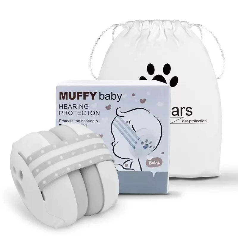 Adjustable Baby Noise-Cancelling Earmuffs – Soft, Noise-Proof Mini Headset for Kids’ Outdoor Sleep, Travel & Airplane Comfort