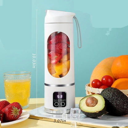 Portable Juice Blender Bottle – 700ML Durable 2-in-1 Smoothie Maker with Steel Blades for Shakes and On-the-Go Energy