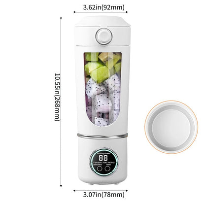 Portable Juice Maker Blender – 700ml Durable Steel Blade 2-in-1 Smoothie & Shake Maker Bottle for On-the-Go Nutrition