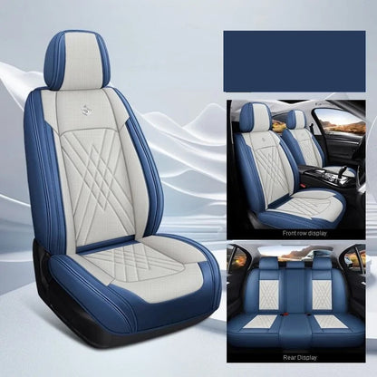 Luxury Leather Car Seat Covers for Skoda – Custom-Fit for Octavia, Rapid, Kodiaq & More Models, Stylish All-Season Interior Upgrade