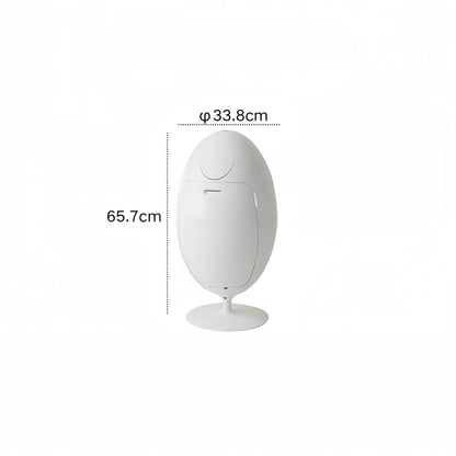 Dinosaur Egg Eco-Friendly Trash Can – Light Luxury Egg-Shaped Bin for Modern Living Room Storage and Stylish Home Organization