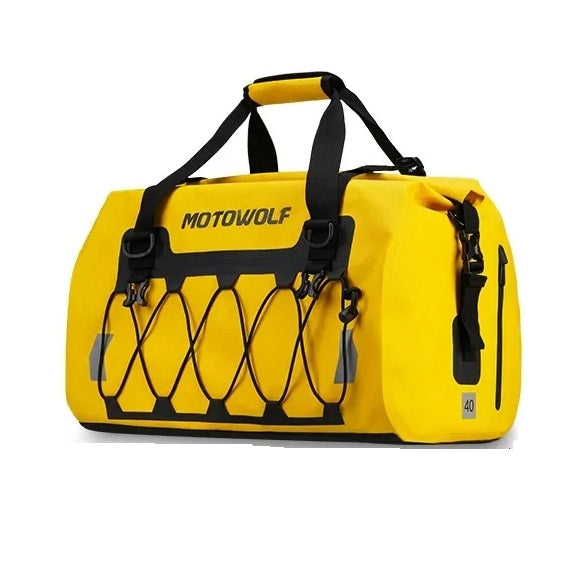 Waterproof Motorcycle Saddlebag – 40/66L Rear Seat Tail Bag for Travel‑Ready Storage with Durable PVC and Easy Mounting