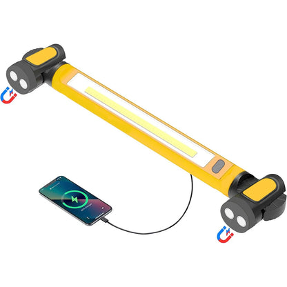 Magnetic LED Work Light Bar – Rechargeable 5200mAh Lamp for Car Repairs, Underhood Lighting & Outdoor Emergency Illumination