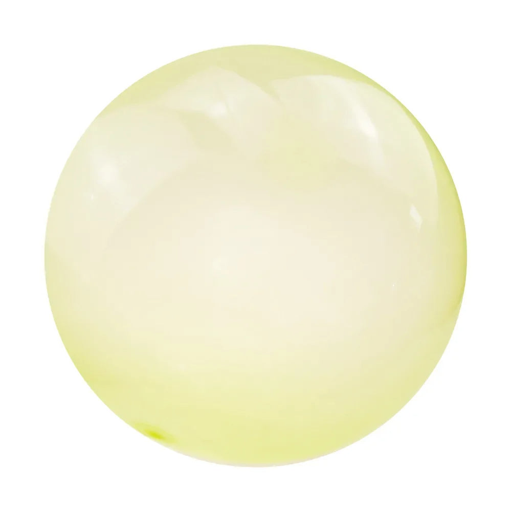 Large Water-Filled Bouncy Ball - Transparent 130x40cm Outdoor Toy for Kids - Birthday Fun, Splash Play & Non-Leak Design