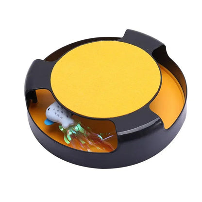 Cat Turntable Scratching Toy – High Mouse Trap Game Board for Educational Play, Fun Pet Entertainment with Scratching & Swivel Action