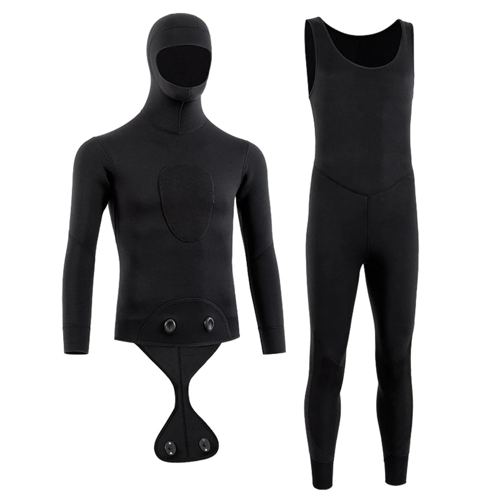 Professional Diving Suit – Cold-Proof 3mm Thick Wetsuit for Men, Perfect for Snorkeling, Fishing & Hunting Adventures