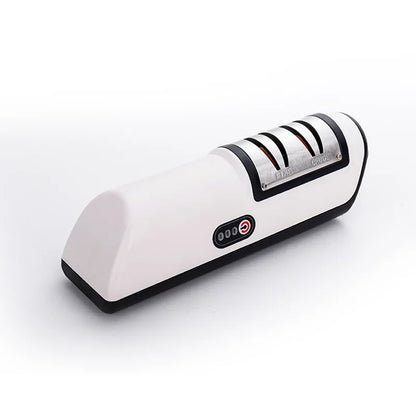 Multifunctional Electric Knife Sharpener – 4-Speed Automatic Blade Tool for Kitchen Chefs & Home Cooks