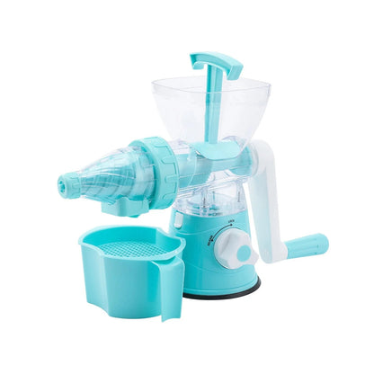 Manual Rotary Juicer with Stainless Blades – Portable Hand-Cranked Tool for Fresh Juice Extraction
