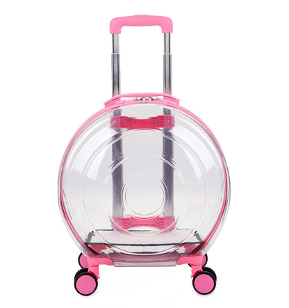 Transparent Pet Suitcase – Large Capacity Bubble Box for Stylish Pet Travel