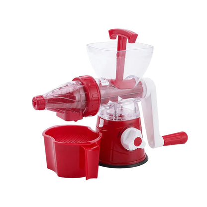 Manual Rotary Juicer with Stainless Blades – Portable Hand-Cranked Tool for Fresh Juice Extraction