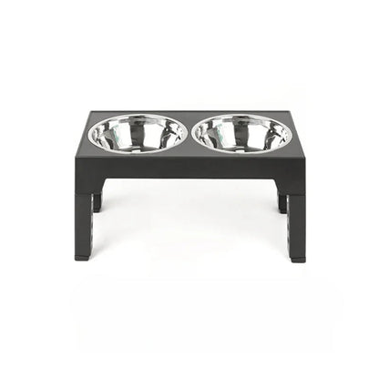 Elevated Stainless Steel Pet Bowls – Neck Support Design to Prevent Overturning and Slow Feeding