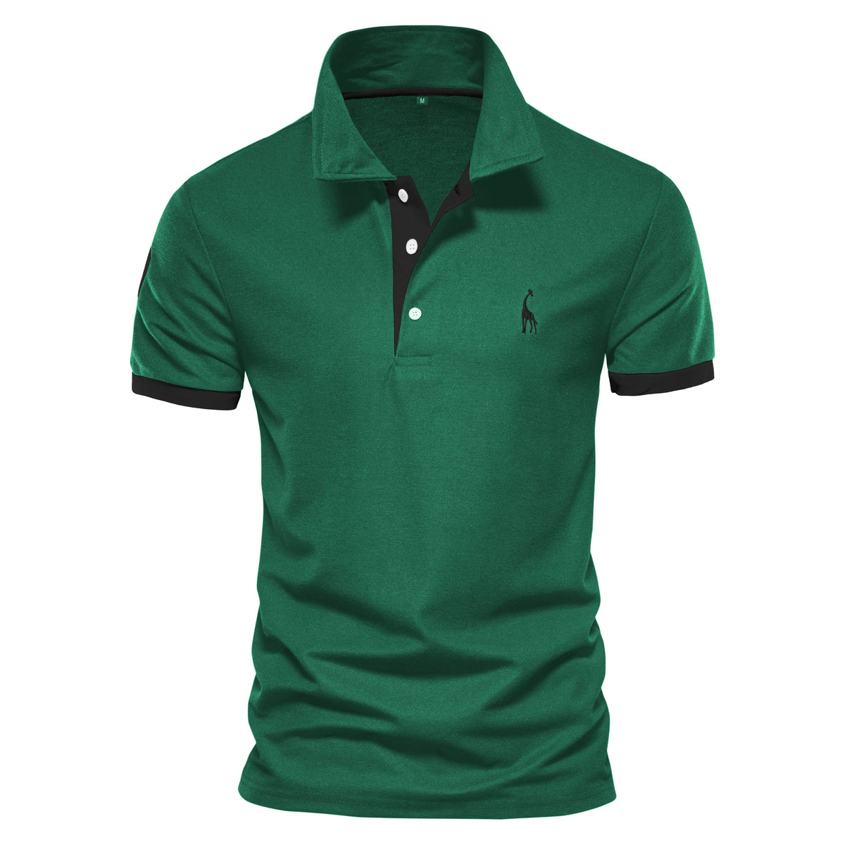 Embroidered Cotton Polo Shirts – Slim Fit Cotton Polos for Men with Casual Solid Color and Elegant Touch