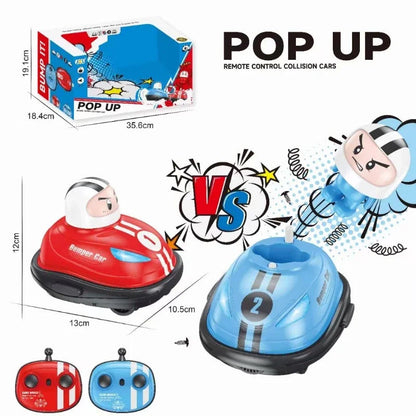 Kids Remote Control Bumper Car – 2.4G Drift Collision Go-Kart for Parent-Child Interaction and Fun Play