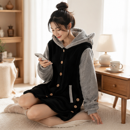 Women's Cat Ear Hoodie - Fleece Pullover Sweatshirt with Cute Print and Plus Size Comfort