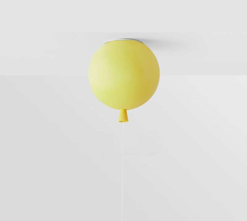 Modern Balloon Ceiling Lamp – LED Acrylic Wall Light for Kids’ Bedroom, Playroom, or Nursery Colorful Lighting Decor