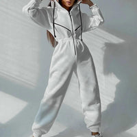 Basic Hooded Jumpsuit