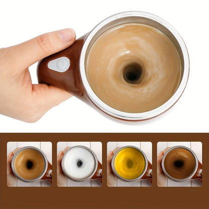 Rechargeable Automatic Magnetic Self-Stirring Mug - Rotating Coffee Mug for Office, School, Gym - Perfect for Stirring Coffee, Chocolate, Milk, Protein Powder, Cocoa, Etc