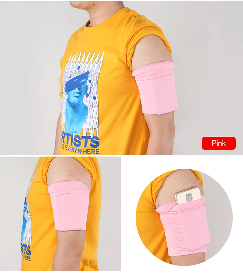 Running Arm Phone Bag – Unisex Sports Armband with High Elastic Fabric for Jogging, Gym, Workouts & On-the-Go Device Protection