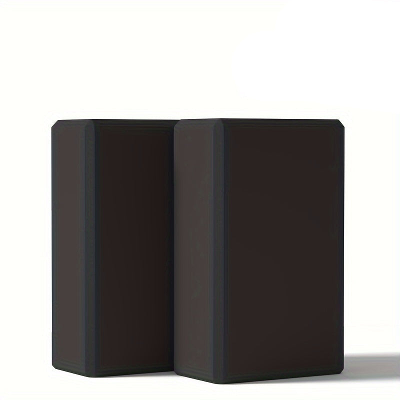 Solid Color High-Density Yoga Blocks – 2pcs Non-Slip Bricks Ideal for Stretching, Leg Workouts, Body Sculpting, and Daily Balance Training