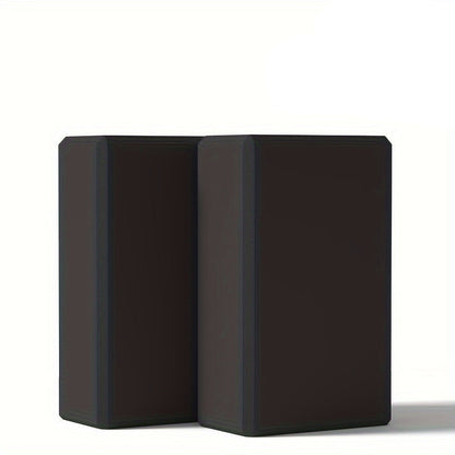 Solid Color High-Density Yoga Blocks – 2pcs Non-Slip Bricks Ideal for Stretching, Leg Workouts, Body Sculpting, and Daily Balance Training