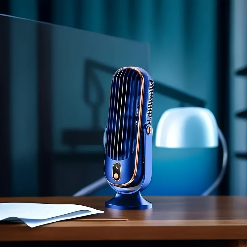 Portable Air Conditioner Fan -720° Ultra Quiet USB Desktop Cooler for Home, Office, Travel, Camping & Gift Giving