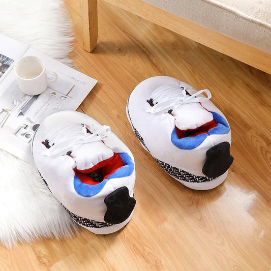 Winter Unisex Cotton House Slippers – One Size Cozy Sneakers for Men & Women Indoor Comfort & Warmth