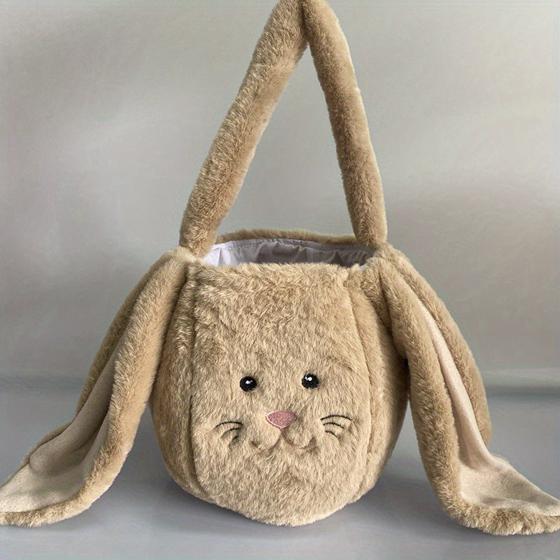 Easter Hunting Bunny Basket for Kids – Feather-Free, Electric-Free Fun Easter Decoration and Treat Holder for Kids’ Springtime Celebrations and Playtime
