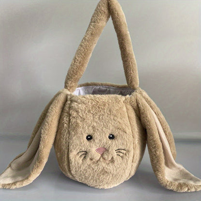 Easter Hunting Bunny Basket for Kids – Feather-Free, Electric-Free Fun Easter Decoration and Treat Holder for Kids’ Springtime Celebrations and Playtime