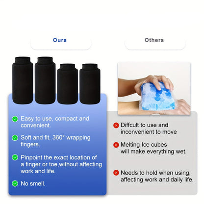 Reusable Gel Finger Ice Sleeve Set – Finger Cold Packs for Swelling Relief, Injury Recovery, and Arthritis Support