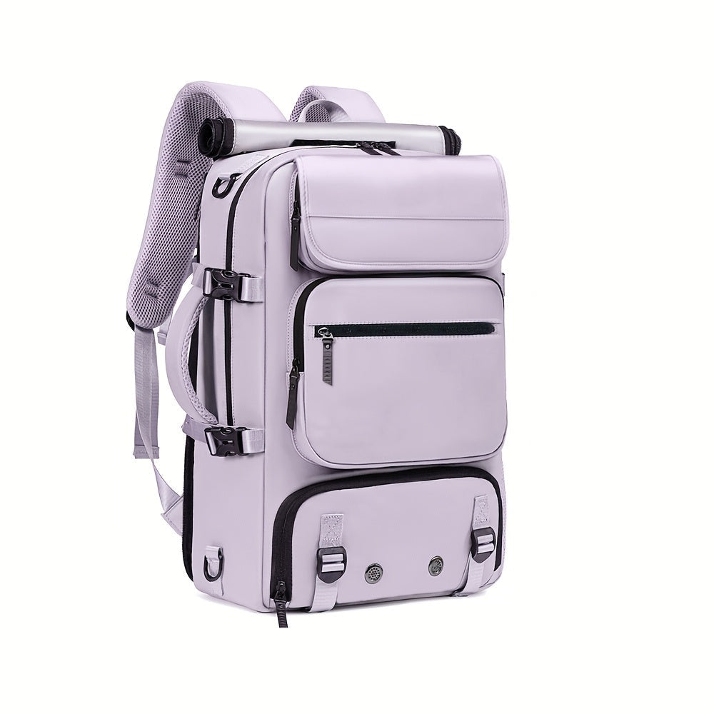 Large-Capacity Travel Backpack with Shoe Compartment – Lightweight Laptop Daypack with Charging Port, Multi-Functional 3-in-1 Design for Travel, Business, and Outdoor Adventures