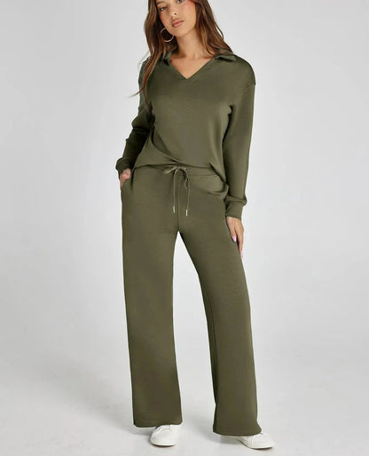 Constituent Women's 2 Piece Sets Outfits Casual Long Sleeve Sweatsuits Sets (Same as in the video)