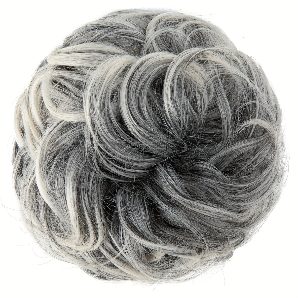 Messy Curly Hair Bun Extension – Voluminous Synthetic Elastic Chignon Scrunchie for Effortless Updo, Instant Volume & Natural-Looking Glam Hairpiece for Women
