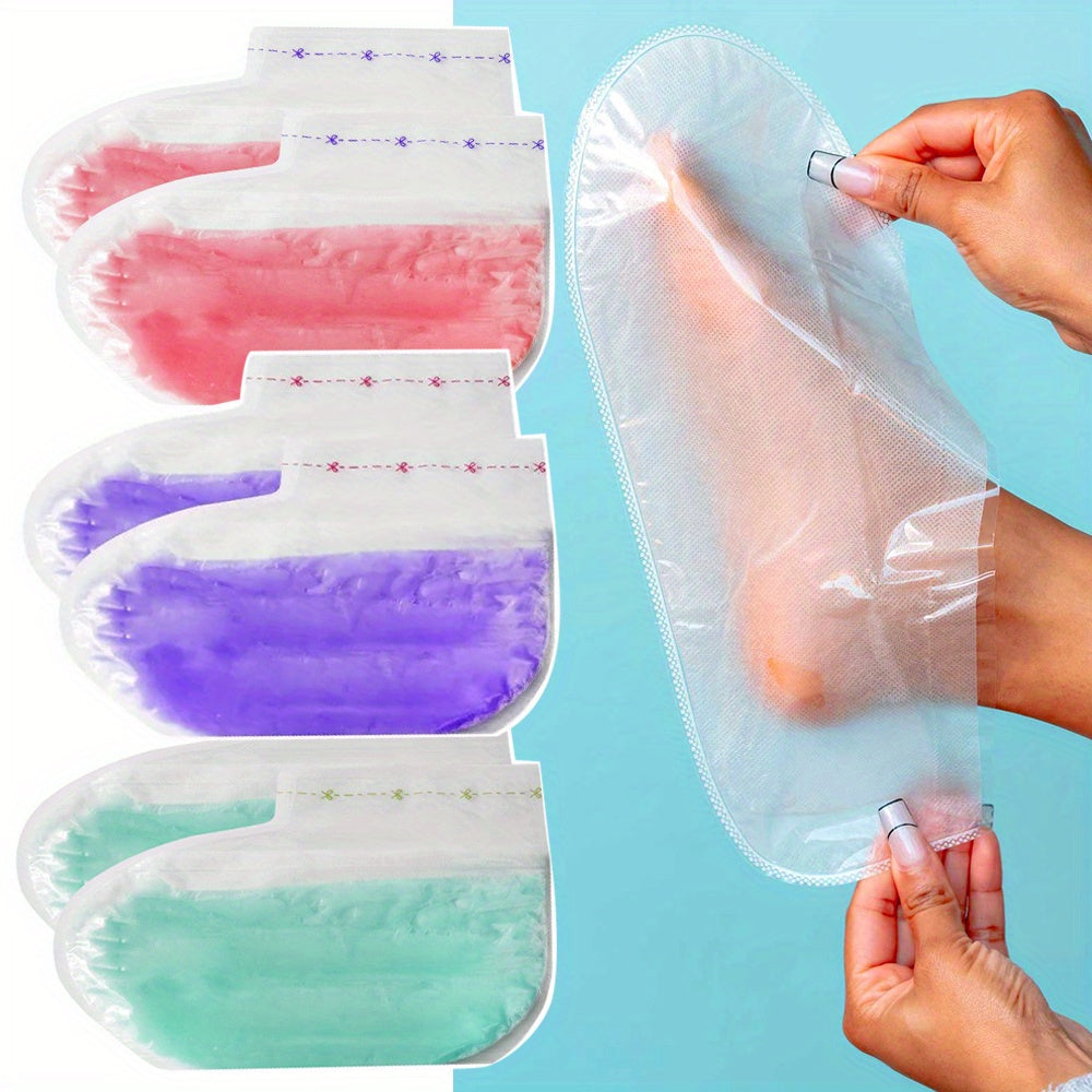 Paraffin Beauty Wax Foot Mask – Deep Moisturizing & Skin Brightening with Socks, Perfect for Smooth and Hydrated Feet