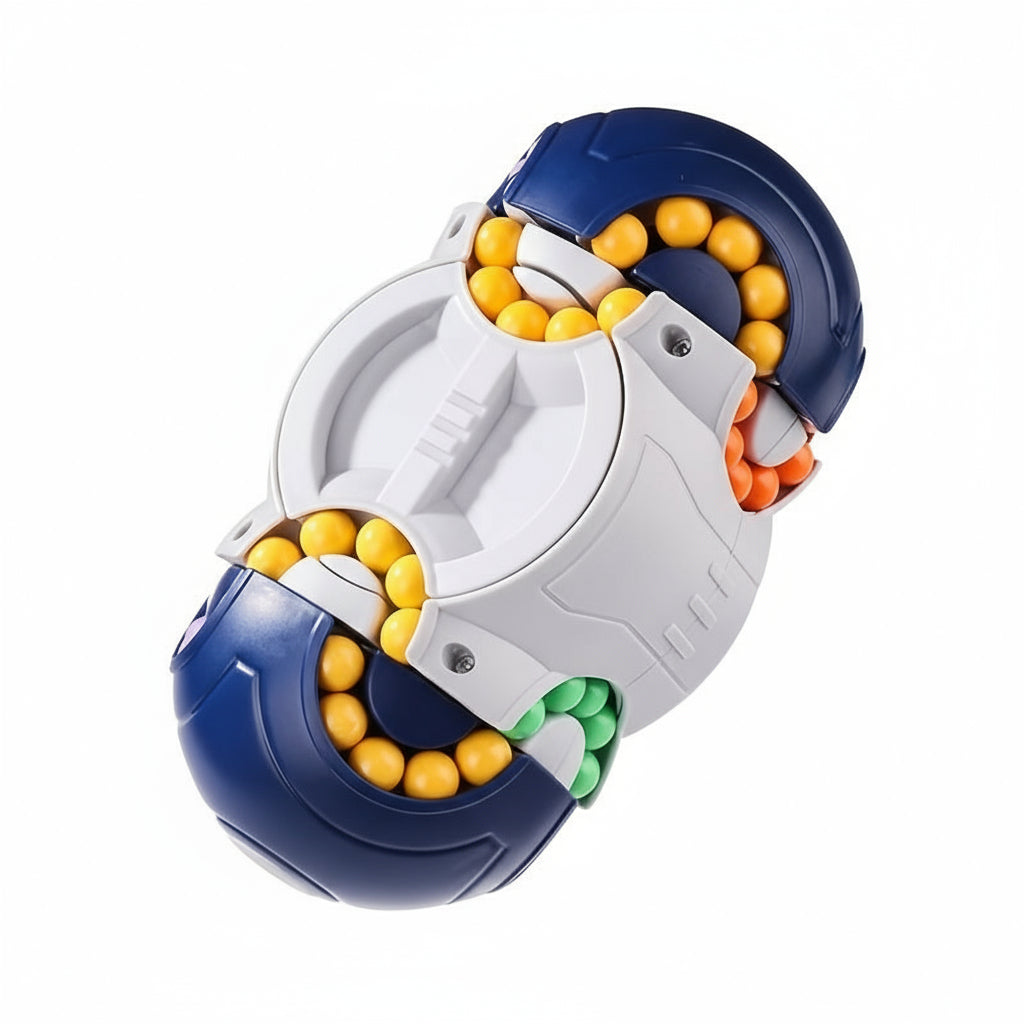 Magic Beans Puzzle Toy – 3D Multifaceted Stress Relief Fingertip Cube Toy for Focus & Relaxation