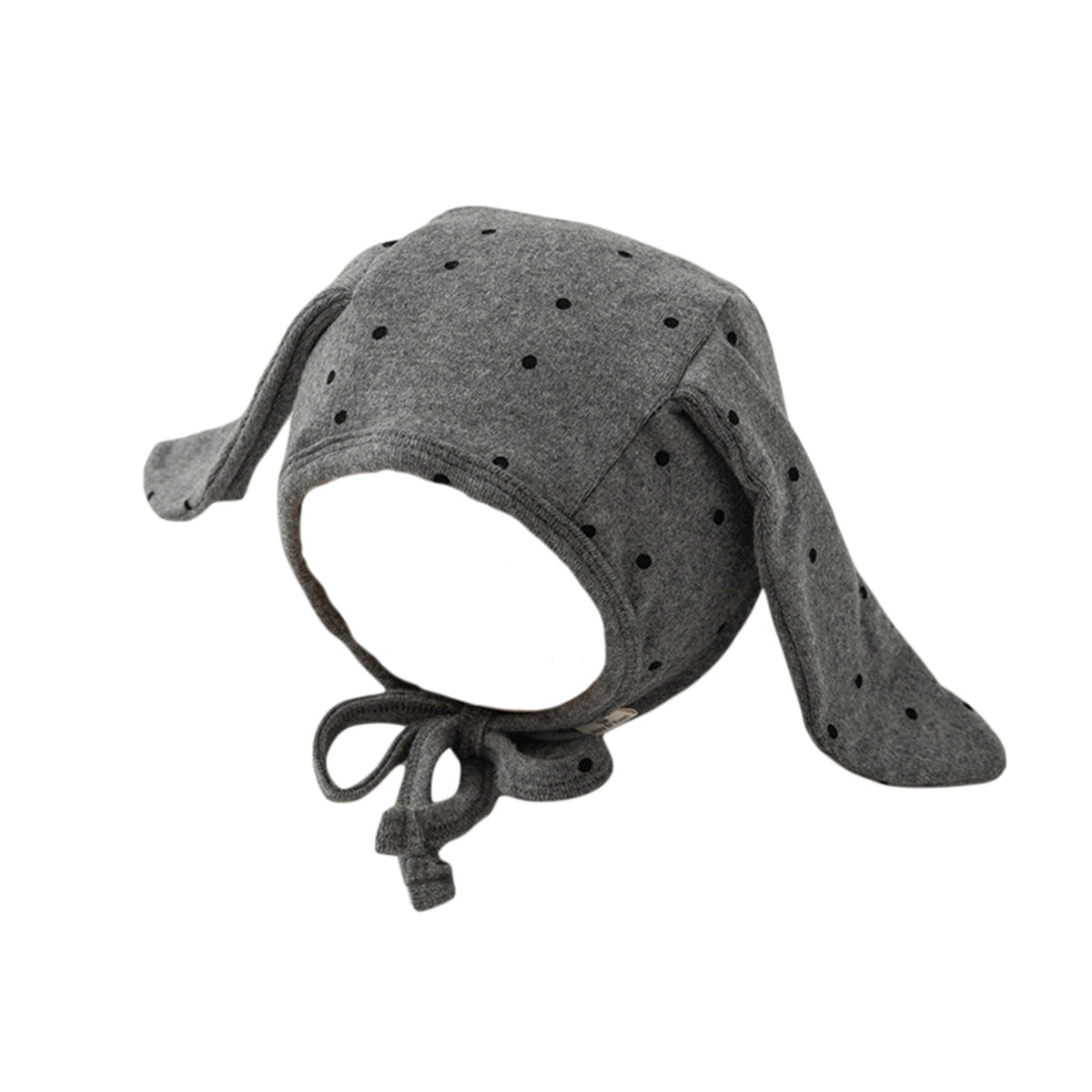 Adorable Bunny Ears Cotton Beanie – Soft Breathable Kids Hat with Polka Dots for Toddlers, Thanksgiving, Outdoor Play & Everyday Fashion