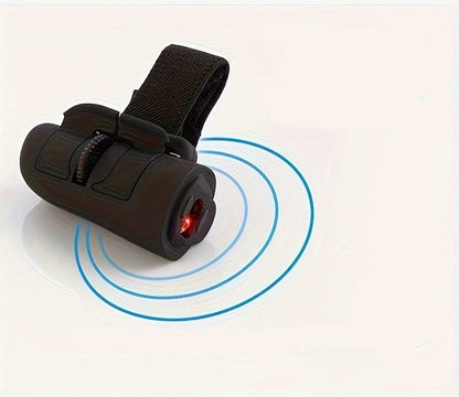 Wireless Finger Mouse – Compact 2.4G Right-Handed Mini Mouse with Animal Print, Lightweight Design for Computer, Tablet, and Phone, Battery Not Included