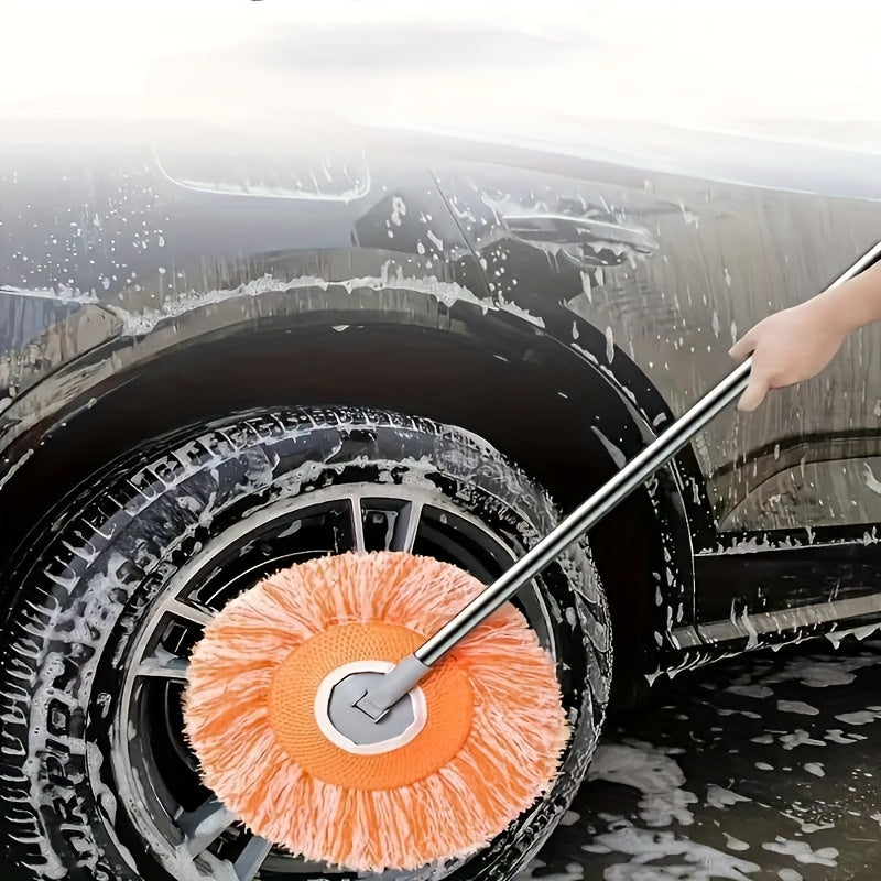Multi-Functional Ceiling and Wall Mop – Flexible Dry & Wet Cleaning Tool for Hard-to-Reach Tiles, Glass, Floors, and Car Interiors