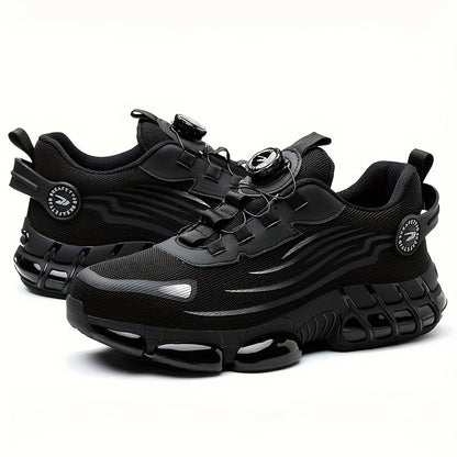 Men’s Steel Toe Safety Work Shoes – Breathable Non-Slip Sneakers with Puncture Protection for Outdoor & Casual Wear