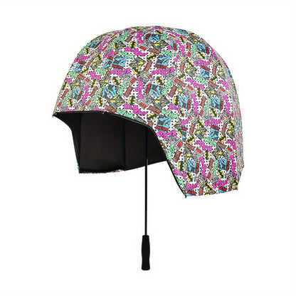 Helmet Umbrella Hat – Multi-Functional Sunshade Rain Hat for Outdoor Travel, Casual Use & Hands-Free Weather Protection