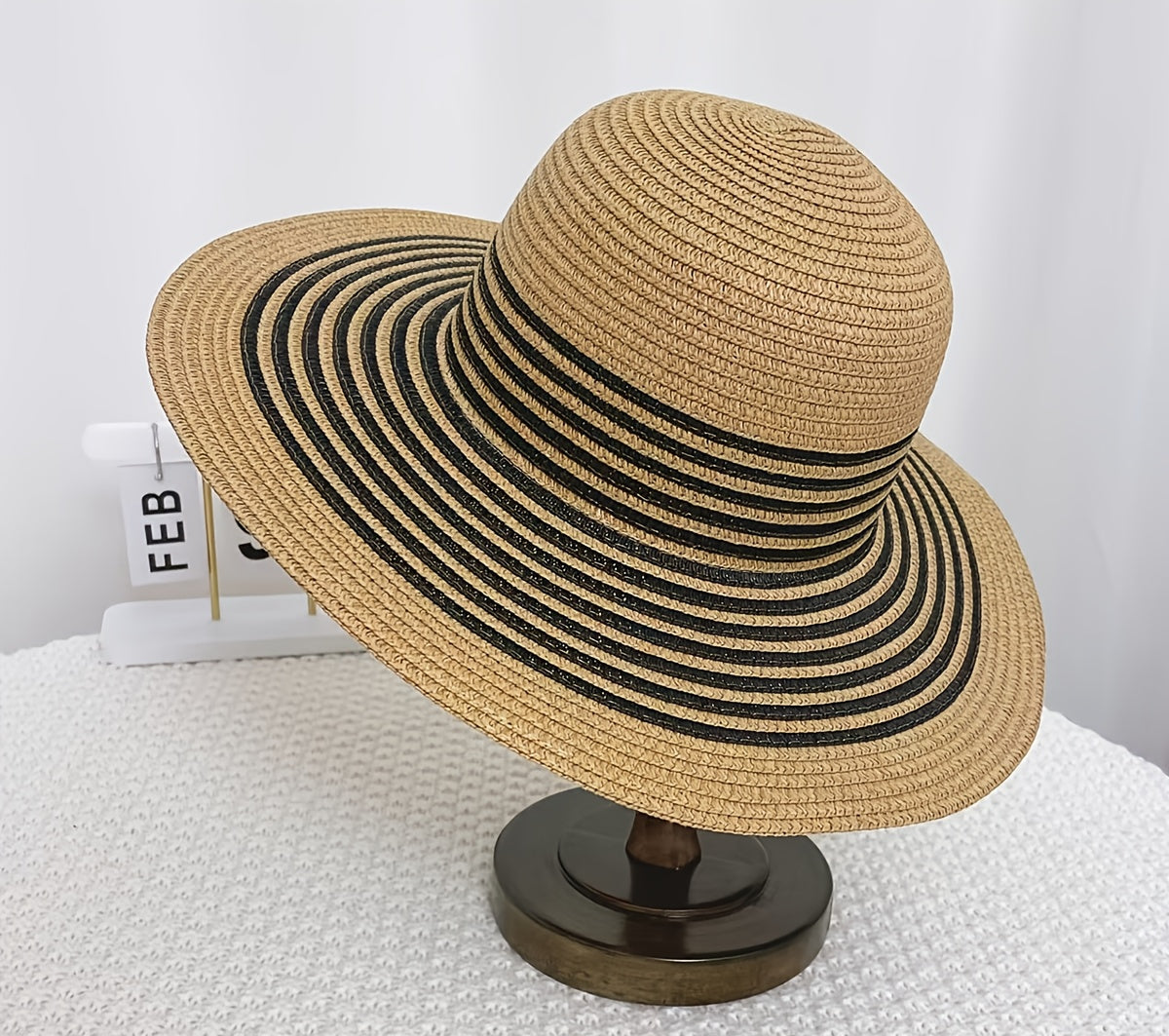 Bohemian Wide Brim Straw Hat and Bag Set – Women’s Summer Sun Hat with Matching Shoulder Bag, Beach and Travel Ready