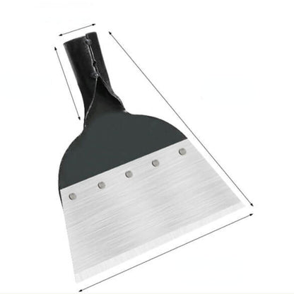 Multi-Functional Outdoor Garden Cleaning Shovel – Durable Steel Flat Shovel for Ice Removal, Weeding, Planting, and Heavy Farm Work Tools