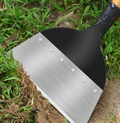 Multi-Functional Outdoor Garden Cleaning Shovel – Durable Steel Flat Shovel for Ice Removal, Weeding, Planting, and Heavy Farm Work Tools