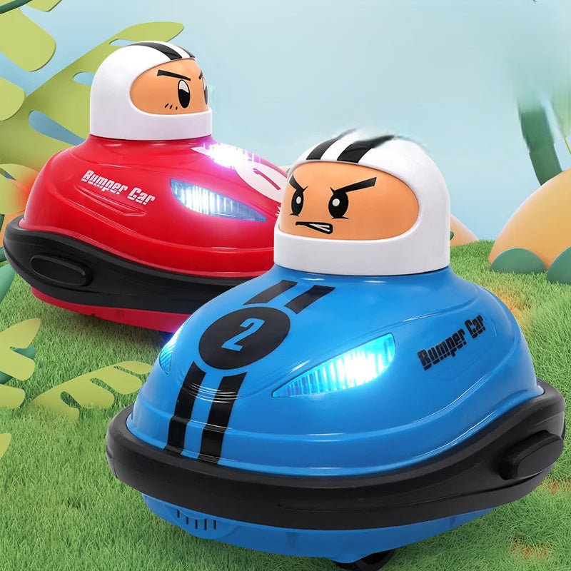 Kids Battle Duo Toy Car Set – Remote Control Bumper Cars with Pop-Up Dolls, Bounce Ejection & Flashing Lights
