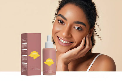Sun-Free Tanning Face Serum Essence – Hydrating Glow Booster for a Sexy, Bronzed Beach Look