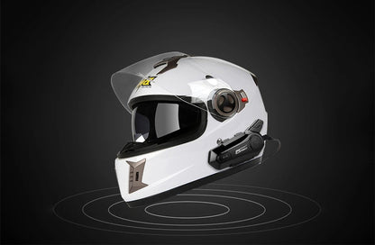 Bluetooth Motorcycle Helmet Intercom Headset – 1000M Wireless Interphone, Hands-Free Calls, Crystal Clear Audio for 2 Riders Touring & Adventure