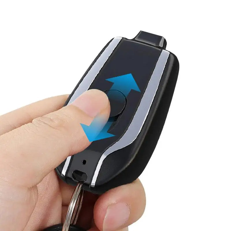 Mini Emergency Power Bank Keychain Charger – Ultra-Compact Portable Battery Pack with Fast Wireless Charging for Phones, Perfect for Travel and Outdoors